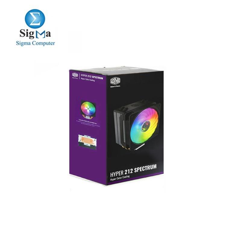 COOLER MASTER HYPER 212 SPECTRUM RGB CPU COOLER - Main view