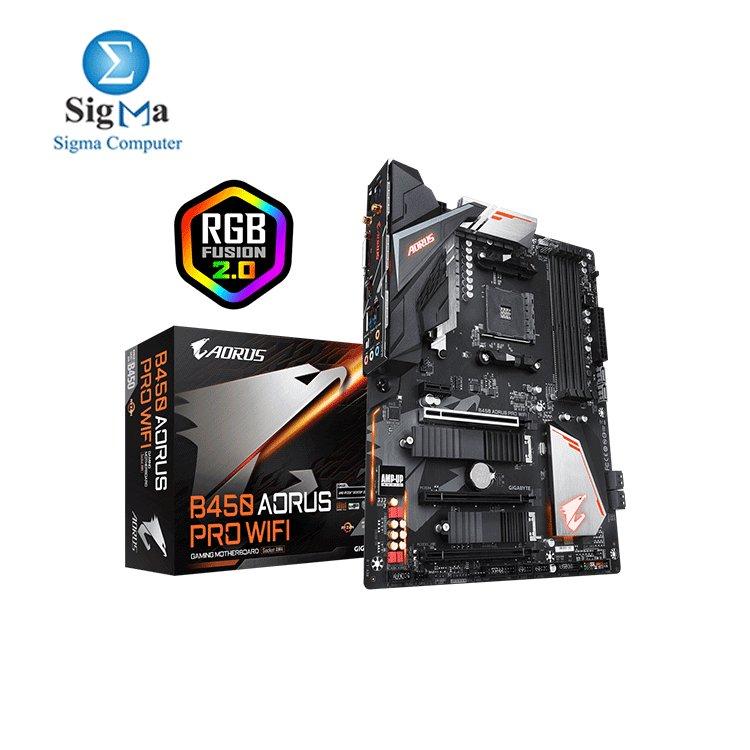 Gigabyte AMD B450 AORUS PRO WIFI ‏ - Main view