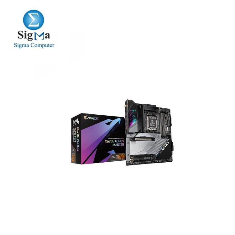 GIGABAYT Motherboard  AMD X670E AORUS MASTER - Main view