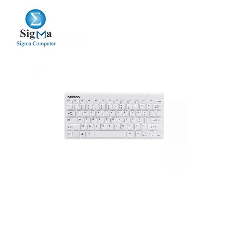Meetion K400 Mini White Wired Keyboard - Main view