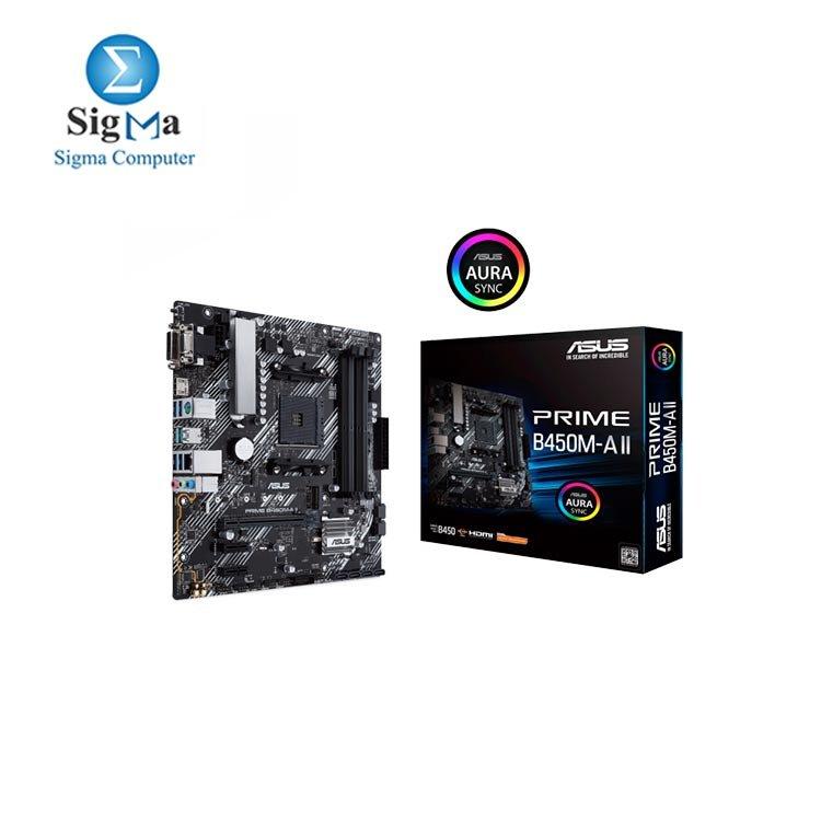 ASUS Motherboard AMD PRIME B450M-A II 90MB15Z0-M0EAY0 - Main view
