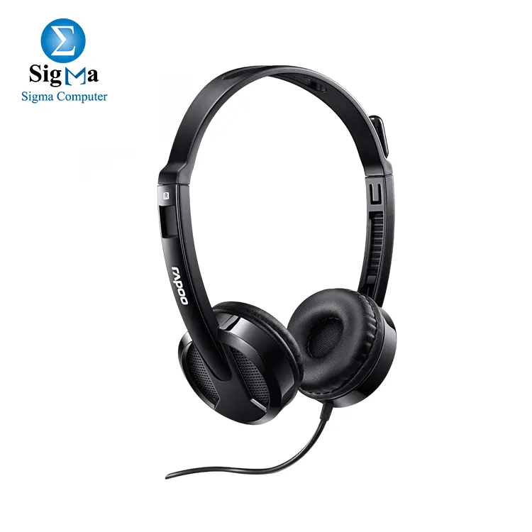 Rapoo H120 Usb Stereo Headset - Black - Main view