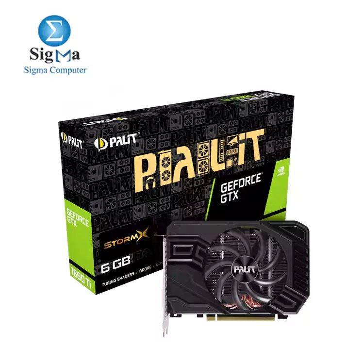 PALIT GeForce® GTX 1660 Ti StormX 6G - Main view