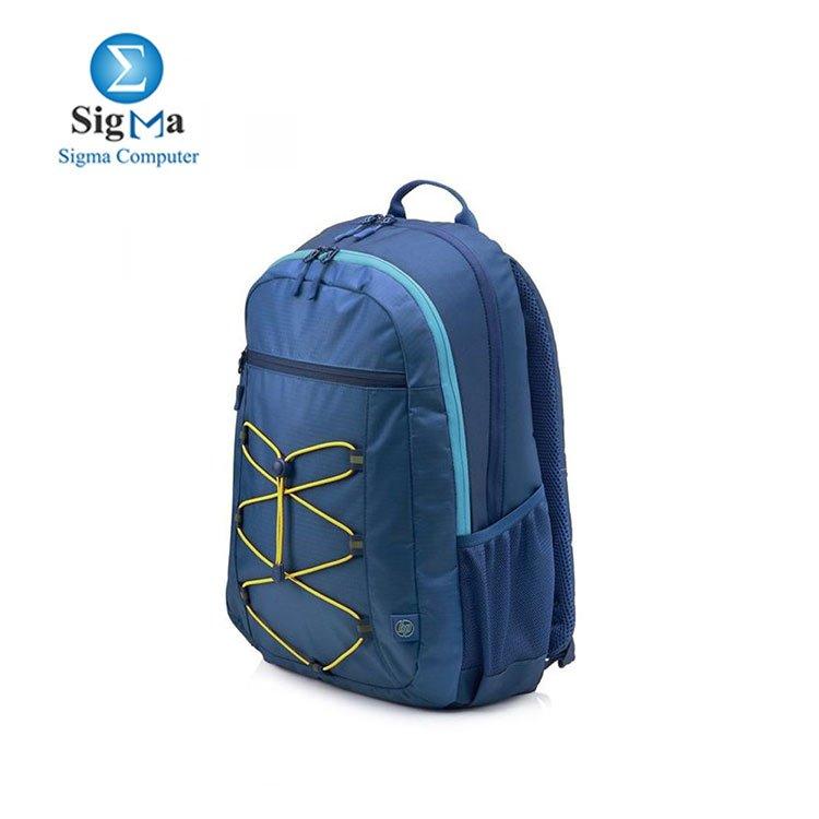 HP - Backpack Bag - 15.6 BH-60-9 Blue-Yellow - Main view