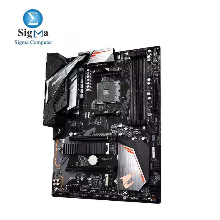 AORUS AMD B450 ELITE v2 Motherboard - Main view