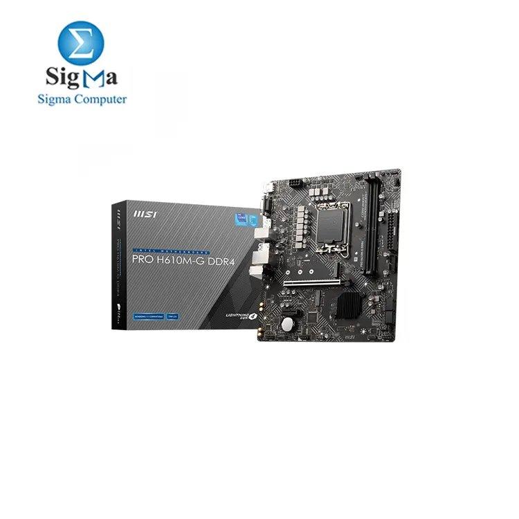 MSI PRO H610M-G DDR4 - Main view