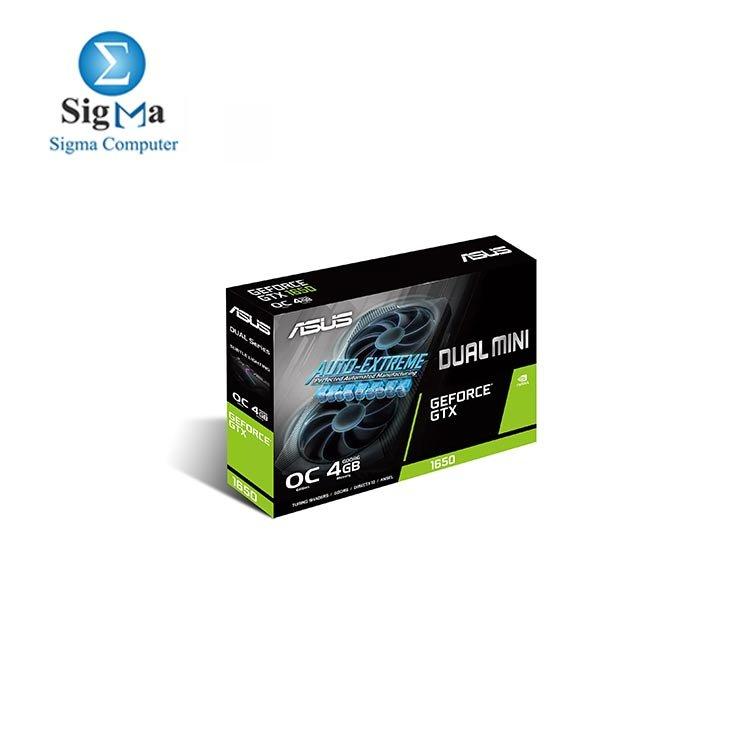 ASUS Dual GeForce® GTX 1650 MINI OC edition 4GB GDDR6 - Main view