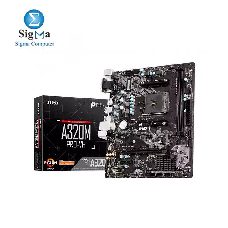 MSI MOTHERBOARD AMD A320M PRO-VH - Main view