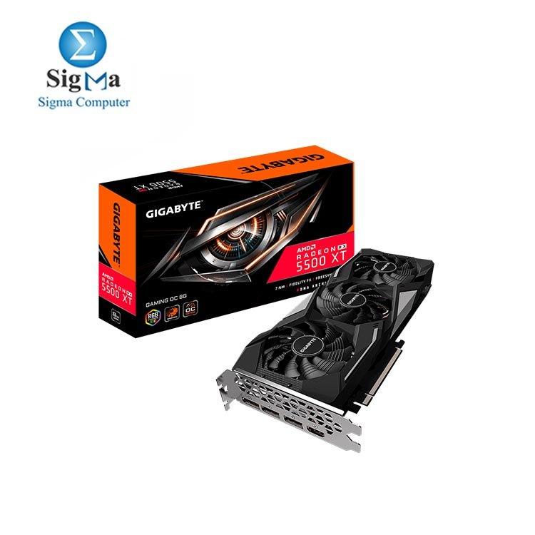 GIGABYTE ™ RX 5500 XT GAMING OC 8G - Main view