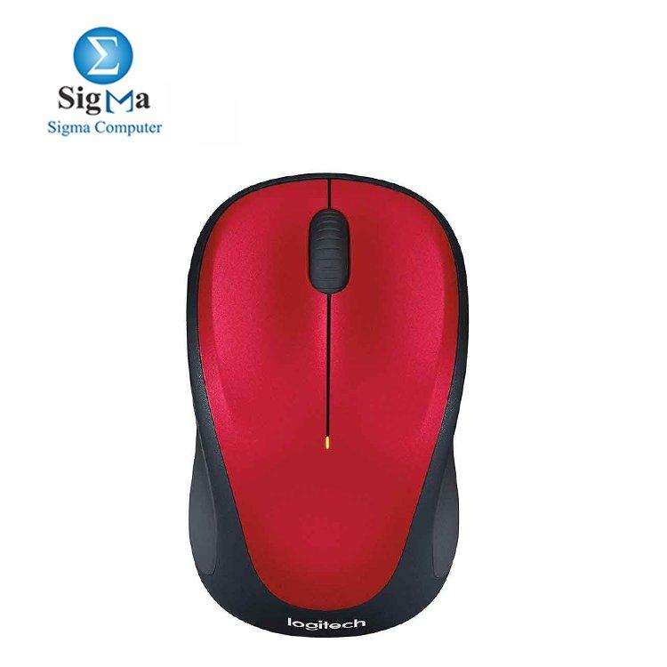 Logitech M235 Wireless Mouse ( Red ) - Main view