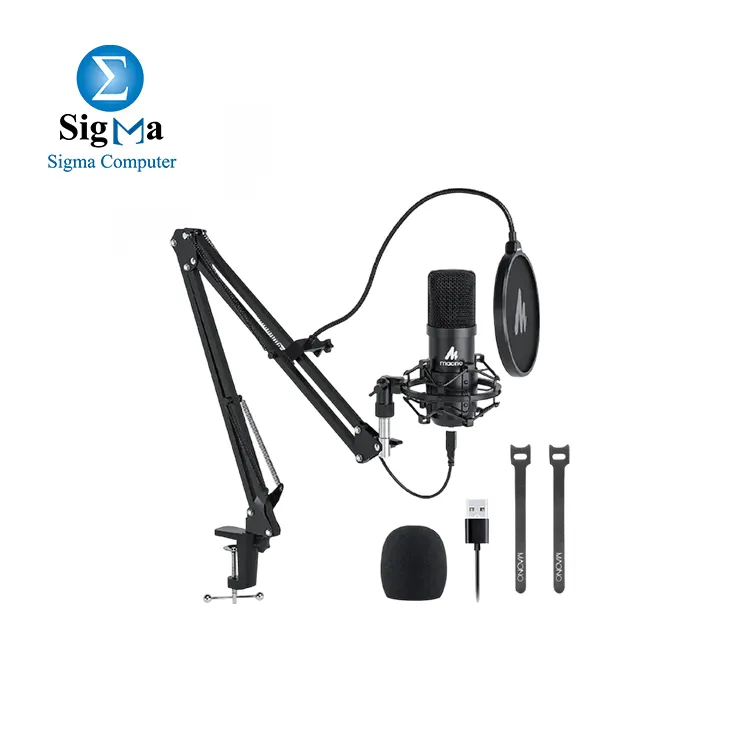 MAONO-AU-A04 USB Microphone, 192KHZ/24Bit Plug & Play PC Computer Podcast Condenser Cardioid Metal Mic Kit with Professional Sound Chipset for Recording, Gaming, Singing - Main view