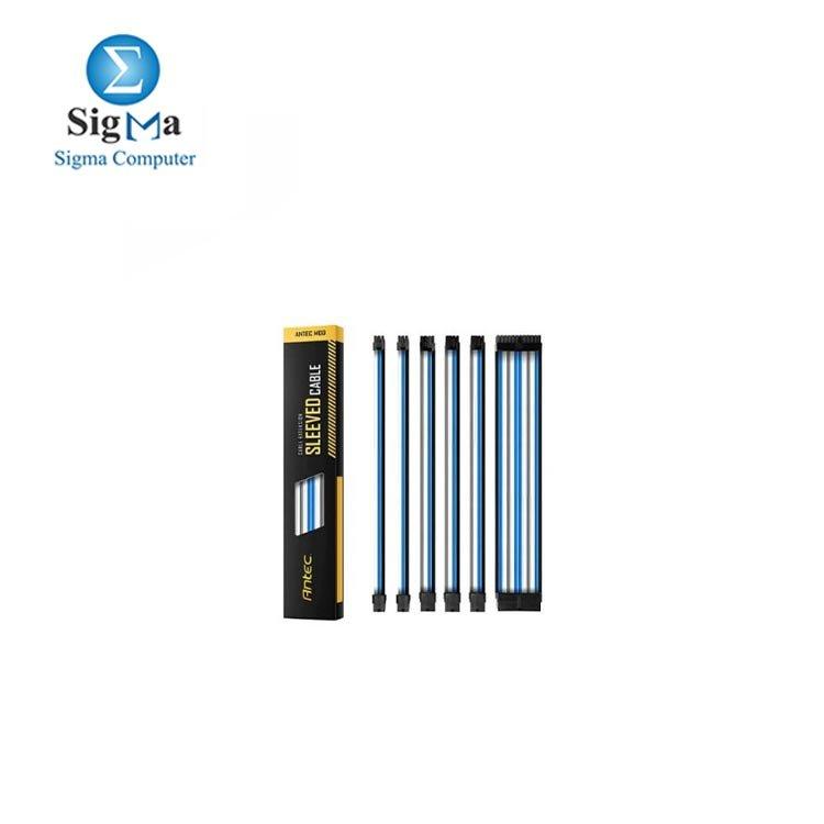 Antec PSU Sleeved Extension Cable Kit Blue/Grey PSUSCB30-401-BG/WB - Main view