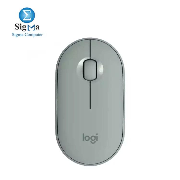 LOGITECH M350 PEBBLE WIRELESS MOUSE - Eucalyptus - 910-005720 - Main view