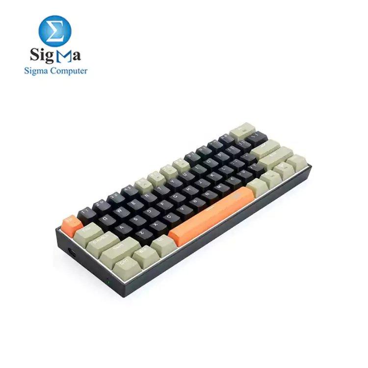 Redragon K606 Lakshmi Gaming Keyboard ORANGE BLACK Gray  [Brown Switches] - Main view