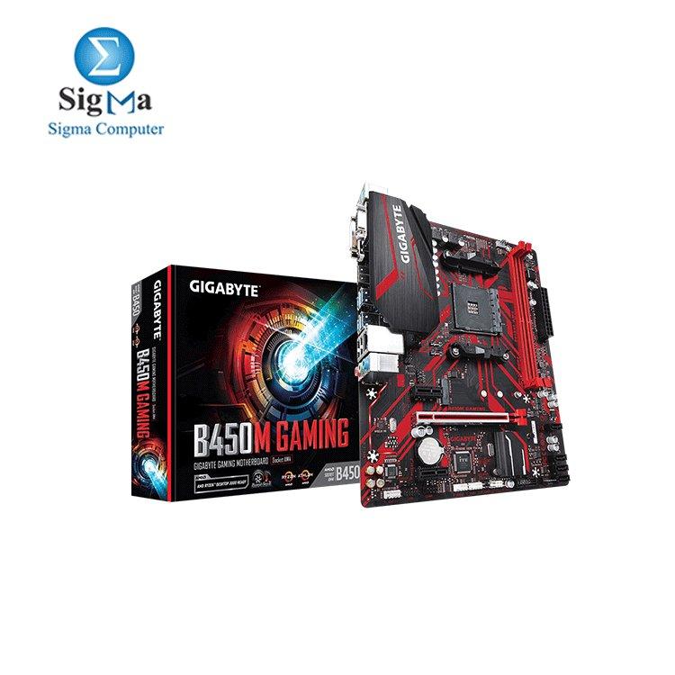 Gigabyte AMD B450M GAMING Gaming Motherboard - Main view