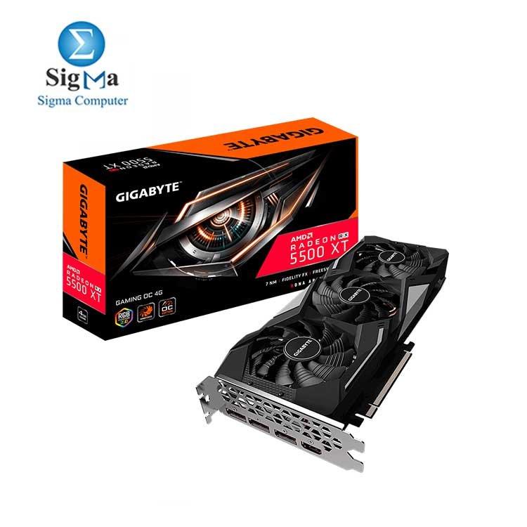 Gigabyte Radeon™ RX 5500 XT GAMING OC 4G - Main view
