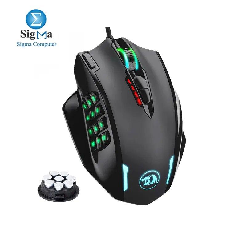 Redragon M908 Impact RGB LED MMO Gaming Mouse - Main view
