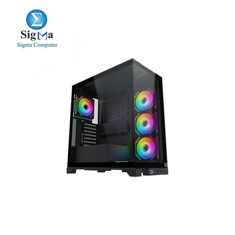 XIGMATEK-Endorphin Ultra Argb Mid Tower Case 5 Fans. - Main view