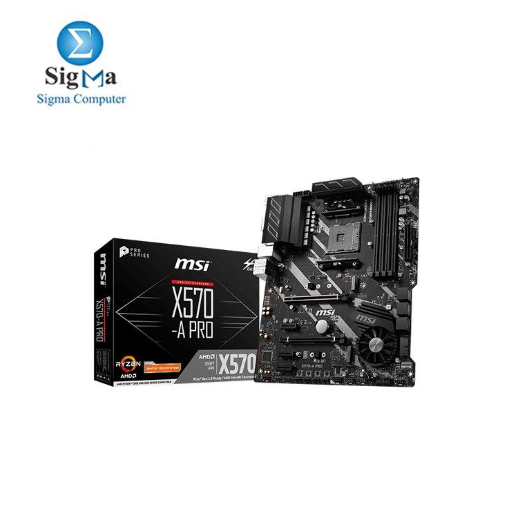 MSI Motherboard X570 A-Pro - Main view