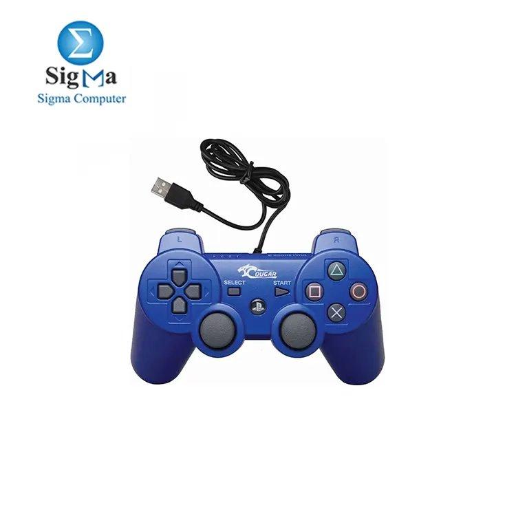 COUGAREGY PS3 Wired Controller blue. - Main view