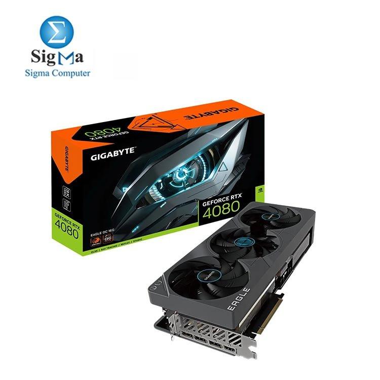 GIGABYTE RTX 4080 EAGLE OC 16GBG DDR6X GRAPHIC Card - Main view