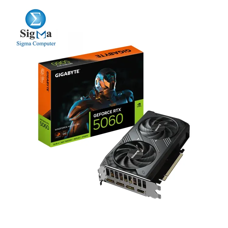 Gigabyte GeForce RTX 5060 WINDFORCE MAX OC 8GB GDDR7 - Main view