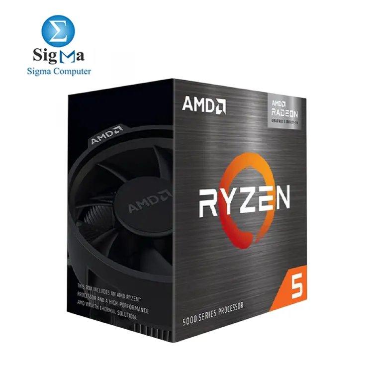 AMD Ryzen 5 5600GT – 6 Cores, 12 Threads, 4.6GHz Boost, Radeon Graphics, AM4 Socket, 65W TDP, Wraith Stealth Cooler - Main view