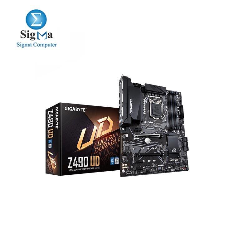 Gigabyte Intel® Z490 Ultra Durable Motherboard - Main view