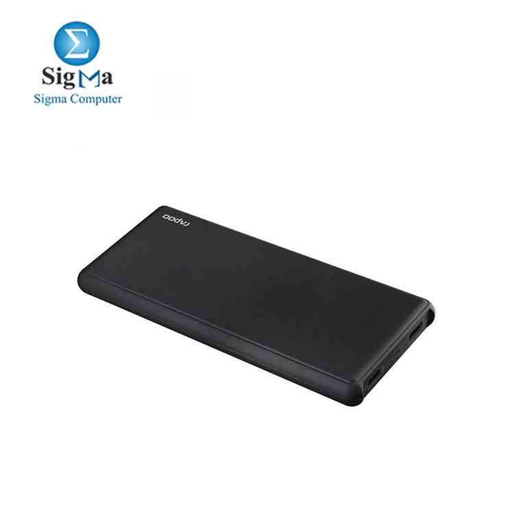 Rapoo P200 - 10000 Mah Power Bank - Black - Main view