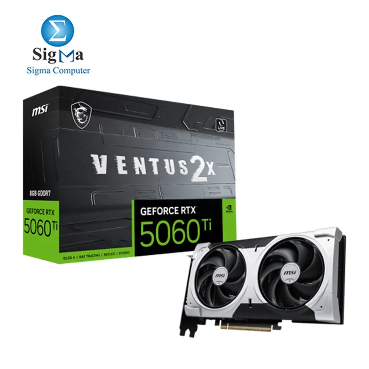 MSI GeForce RTX 5060 Ti 8G VENTUS 2X PLUS - Main view