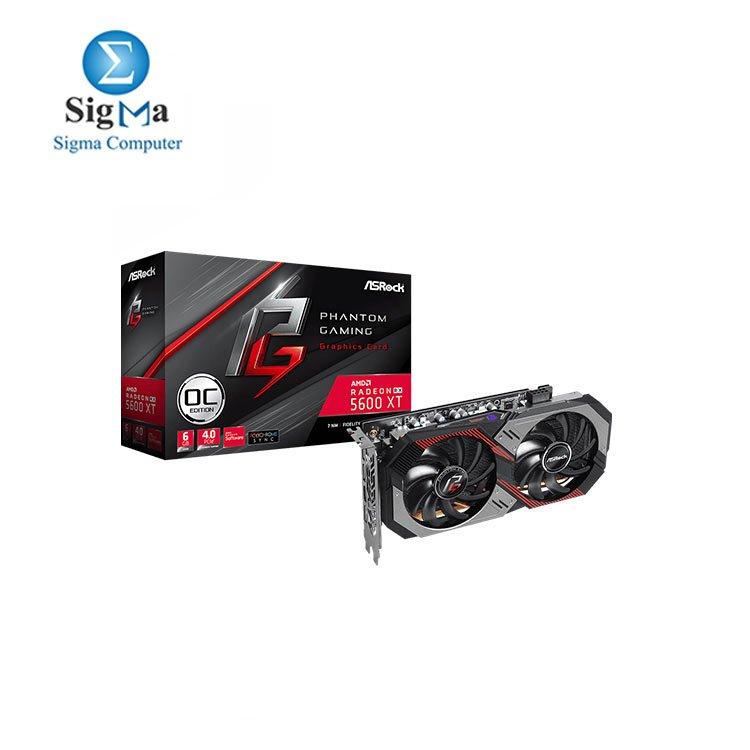 AsRock Radeon RX 5600 XT Phantom Gaming D2 6G OC - Main view