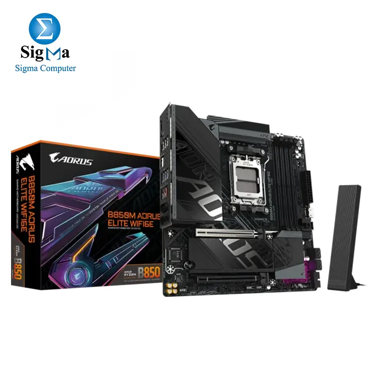 GIGABYTE AMD AORUS B850M ELITE WIFI6E 1.1 - Main view