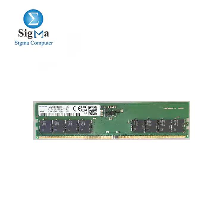 Samsung 16GB DDR5-4800MHz UDIMM CL40 Desktop RAM - Main view