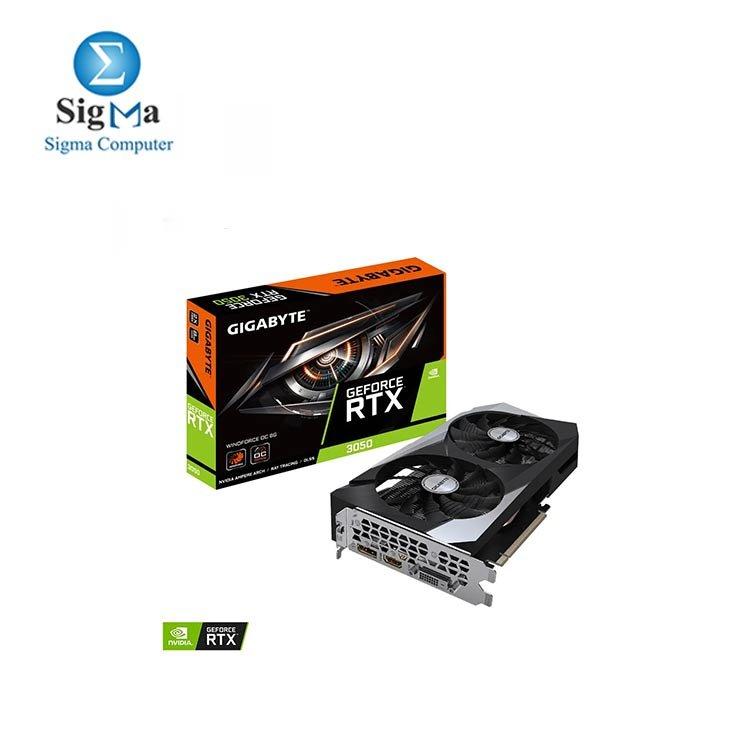 GIGABYTE GeForce RTX™ 3050 WINDFORCE OC 8G GV-N3050WF2OC-8GD - Main view