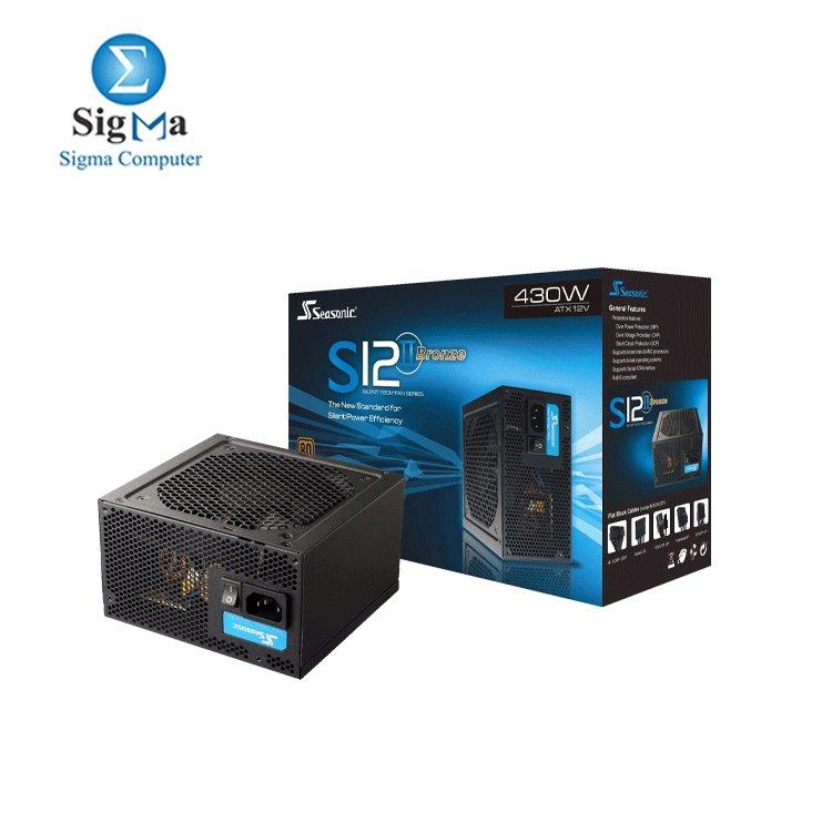 SeaSonic S12II-430w 80 Plus Bronze Power Supply - Main view