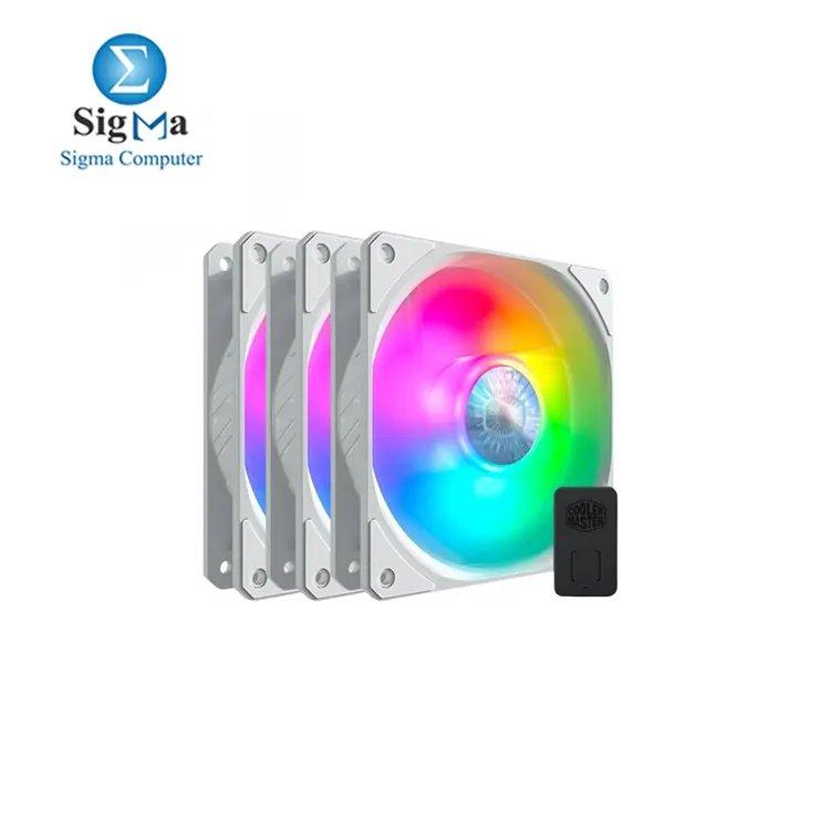 COOLER MASTER SICKLEFLOW 120 ARGB WHITE EDITION 3 IN 1 - Main view