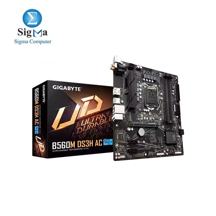GIGABYTE MOTHERBOARD B560M DS3H AC (rev. 1.0) - Main view