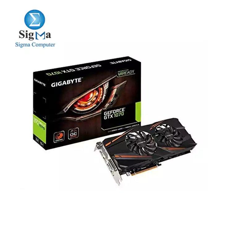 GIGABYTE GeForce GTX 1070 WINDFORCE OC Video/Graphics Cards - Main view