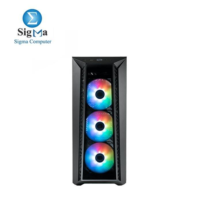 CASE-COOLER MASTER MASTERBOX 520 4FANS V2 ARGB black - Main view