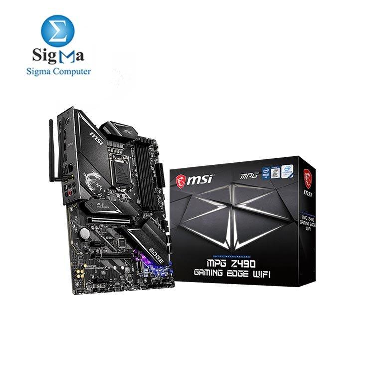 MSI MPG Z490 Gaming Edge WiFi ATX Gaming Motherboard - Main view