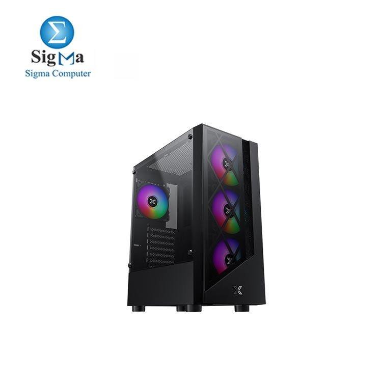 XIGMATEK DUKE ATX CASE - Black - Main view