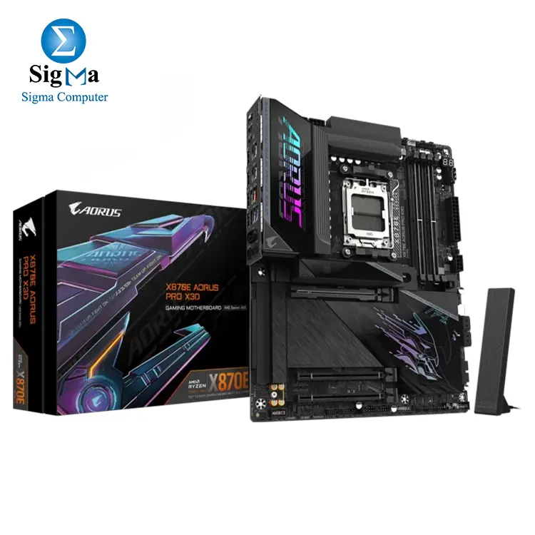GIGABYTE AORUS AMD X870E PRO X3D  1.0 - Main view
