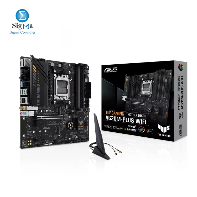 ASUS AMD TUF GAMING A620M-PLUS WIFI - Main view