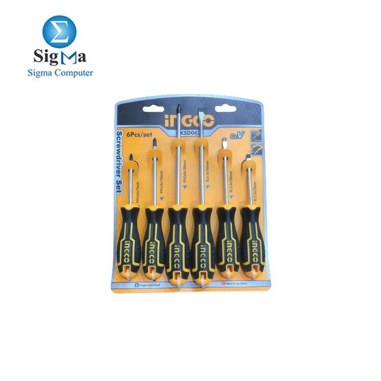 INGCO 6 Pcs screwdriver set HKSD0628 - Main view