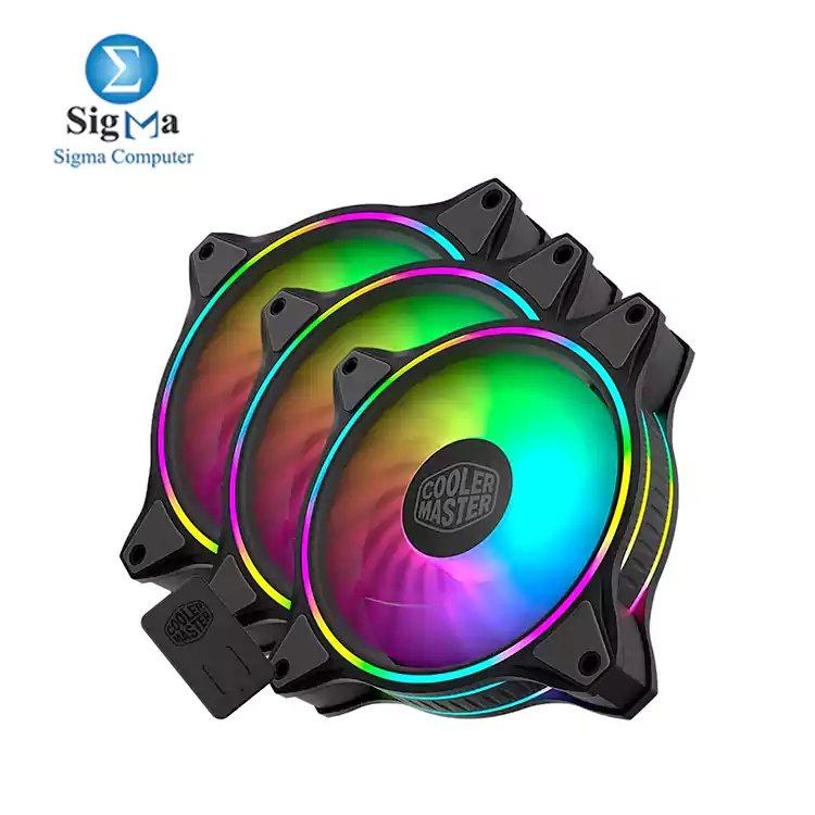 COOLER MASTER MASTERFAN MF120 HALO 3IN1 BALCK. - Main view