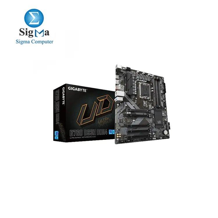 GIGABYTE B760 DS3H DDR4 LGA 1700 Intel B760 ATX Motherboard - Main view