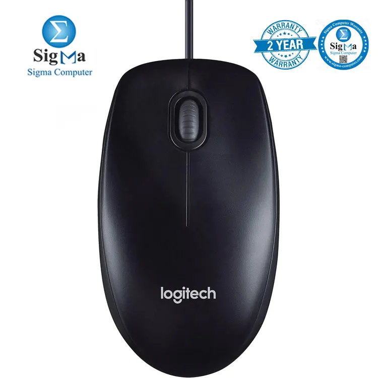 Logitech M90 Wired Mouse – Black - Main view