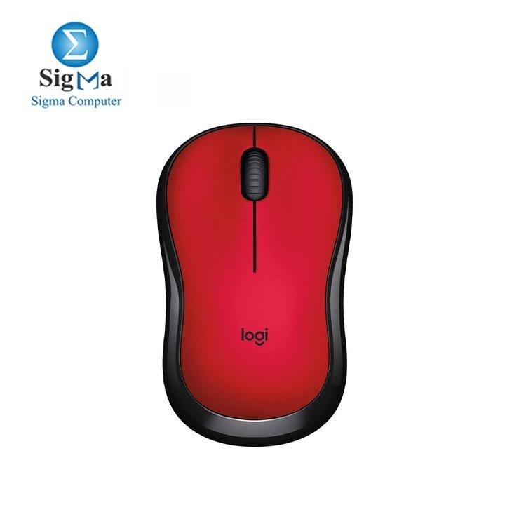 LOGITECH M220 SILENT WIRELESS MOUSE RED - EMEA-910-004880 - Main view