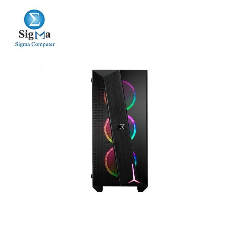 XIGMATEK Cyclops Black Gaming ARGB MID-TOWER CASE - Main view