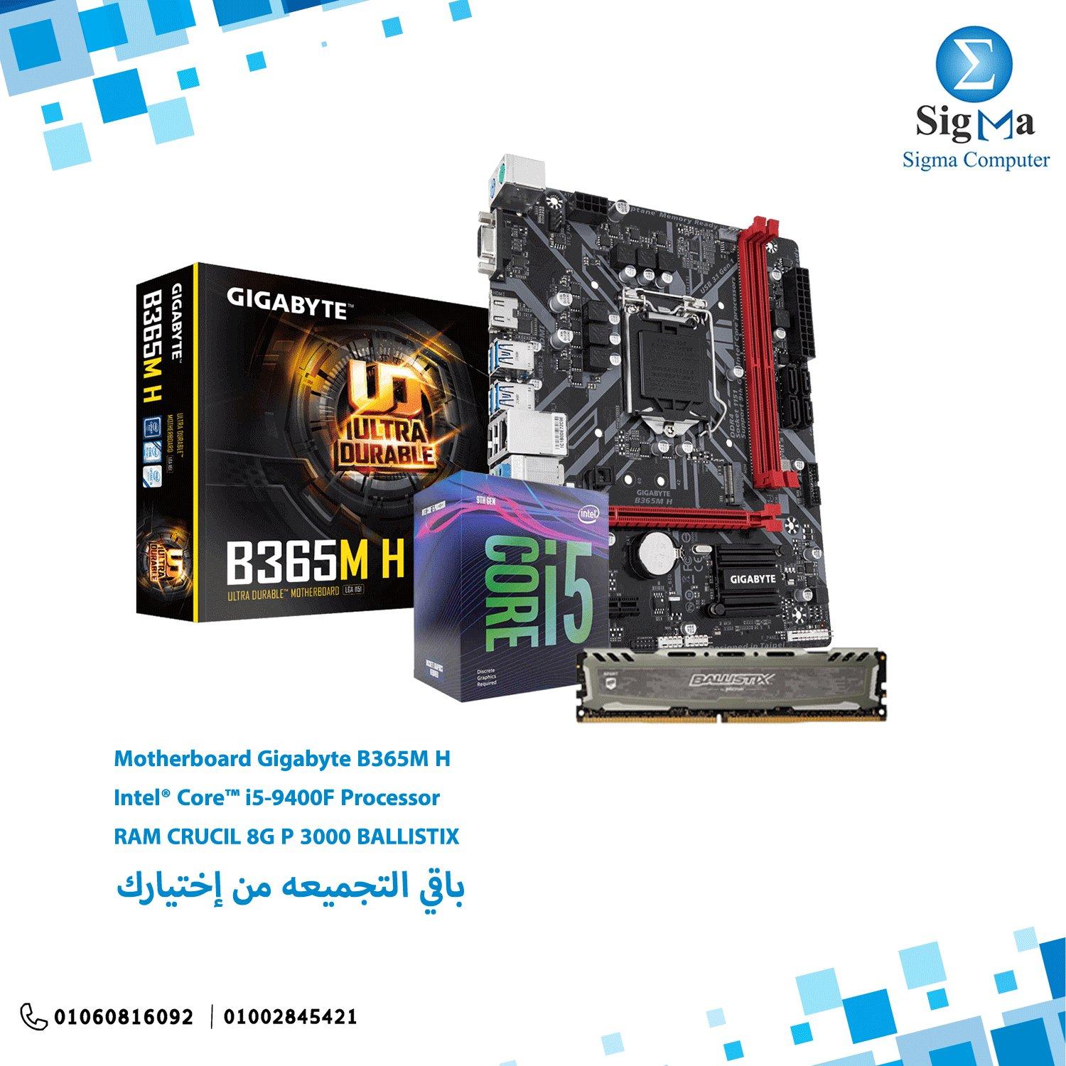 Bundle B365M H With i5 9400F 8G RAM - Main view